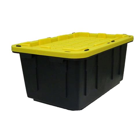 lowes metal storage boxes|lowe's 17 gallon storage containers.